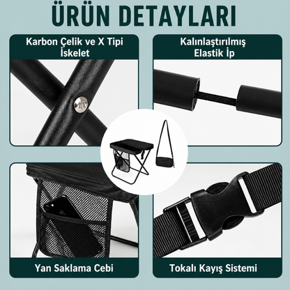 Mirello Taşınabilir Çok Fonksiyonlu Sandalye