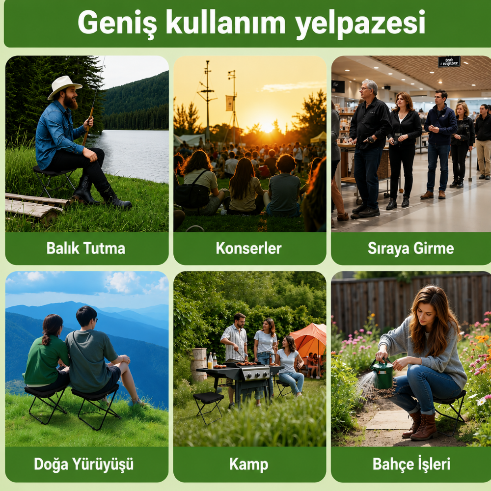 Mirello Taşınabilir Çok Fonksiyonlu Sandalye